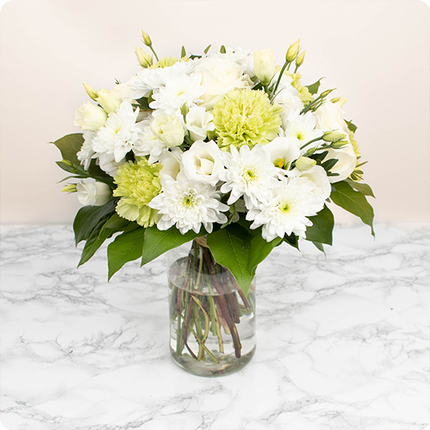 bouquet blanc enterrement comparateur bloomyrama