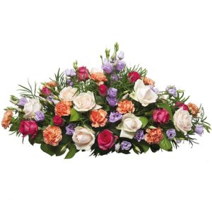 gerbe funéraire multicolore livraison fleurs de deuil comparateur bloomyrama