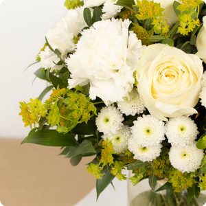 Bouquet blanc eden 123fleurs bloomyrama livraison de fleurs