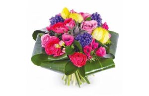 bouquet sarah rond multicolore Livraison Agitateur floral comparateur de fleurs bloomyrama