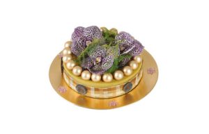 Gâteau floral prunelle composition noël Agiateur floral Comparateur bloomyrama