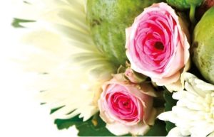 Composition florale Love tons rose et vert Agitateur floral Comparaison Bloomyrama