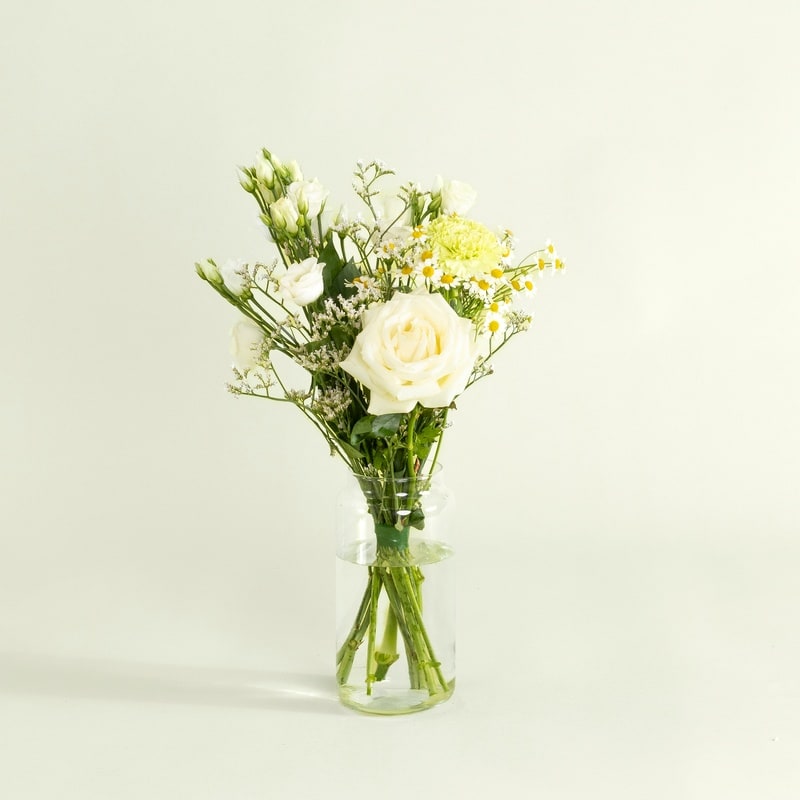 Petit bouquet blanc Interflora bloomyrama