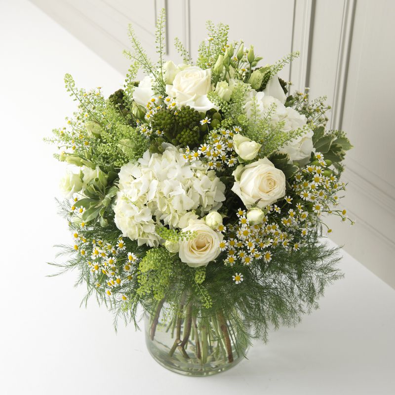 bouquet blanc de cérémonie Interflora comparateur bloomyrama