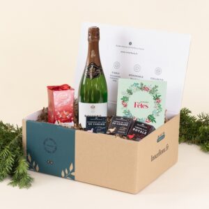 Coffret gourmand noël chocolat foie gras livraison rapide interflora comparateur de fleurs bloomyrama